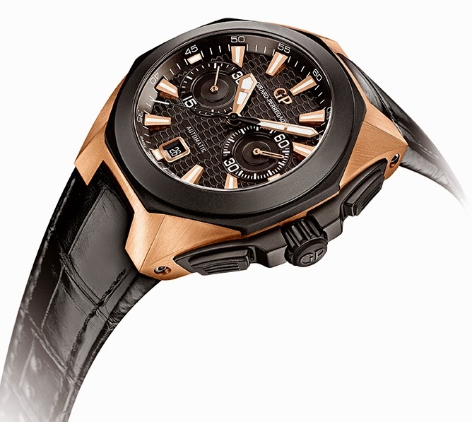 Часы Vintage Chrono Hawk Pink Gold от Girard-Perregaux 